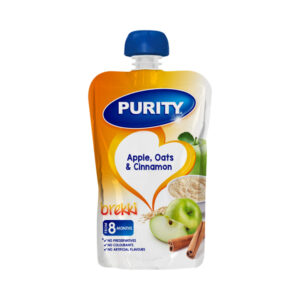 Purity Pouches Apple & Cinnamon With Oats 110ml