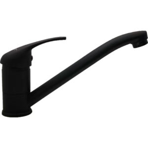 Krystal Black Lever Deck Kitchen Mixer [KIDK-35B]