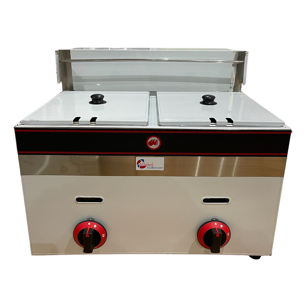 Minhaj Deep Fryer Gas 2 Basket 12lt