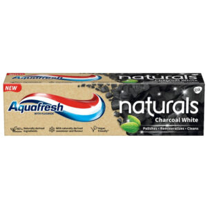 Aquafresh 75ml T/paste Nat Charcoal White