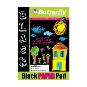 Black  Paper Pad 50 Sheet Brd709