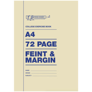 College Bks 72pg A4 F/m 2014