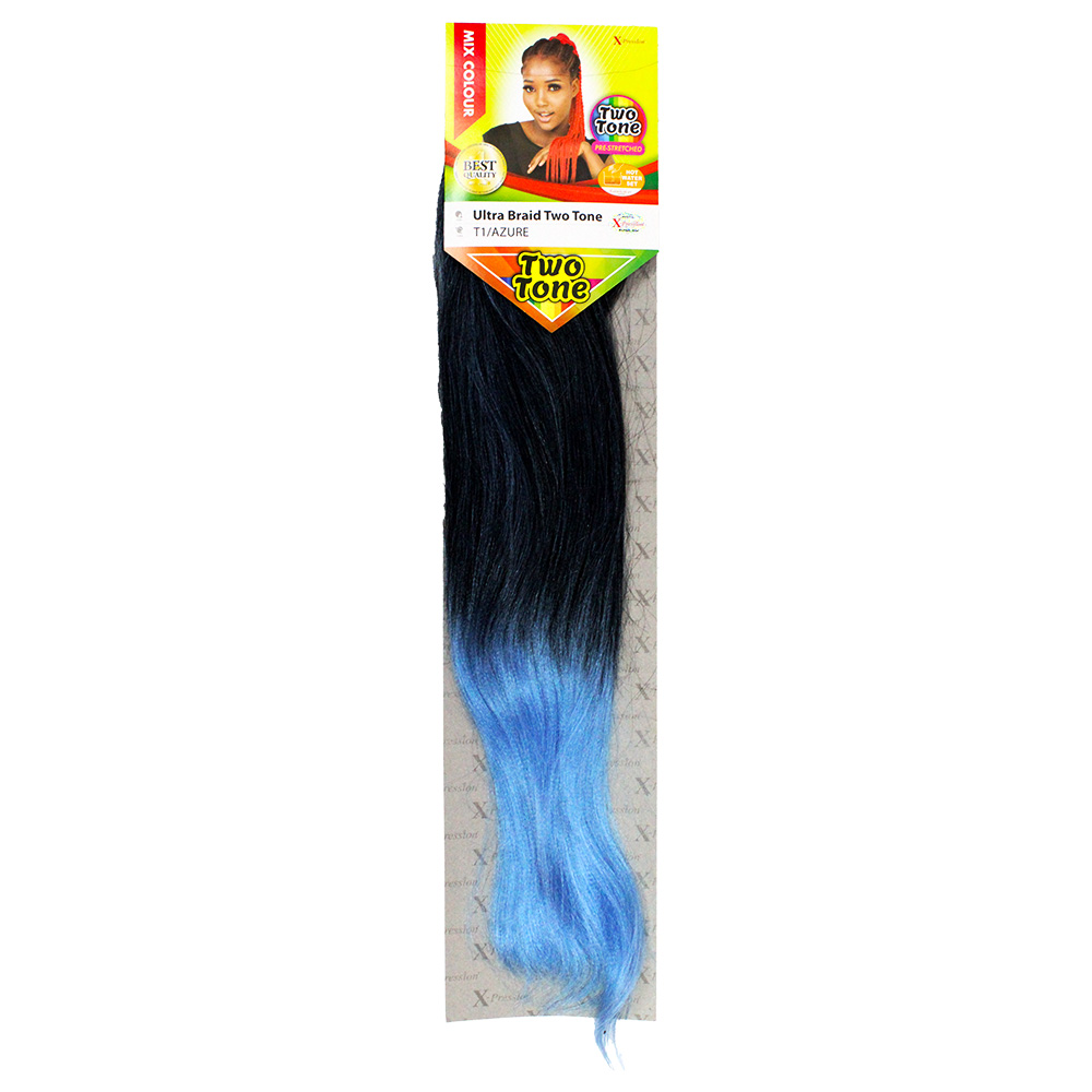 X-pression T/tone Ultrabraid #t1/azure