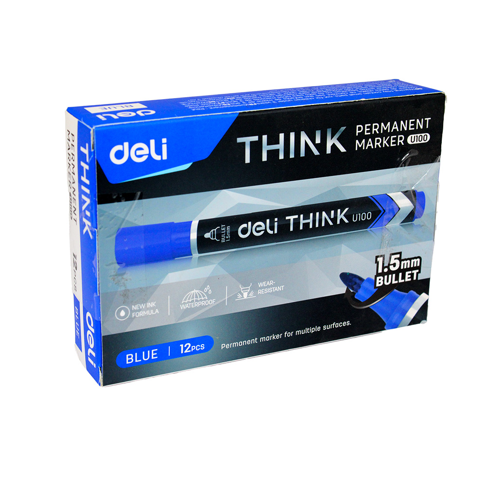 Permanent Markers 12pack-blue