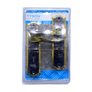Tyson Lockset 2L 2Tone Gold Curve [Nty-003]