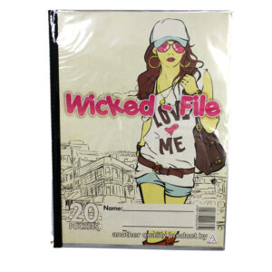 Wicked File 20 Pocket Adil [3859]