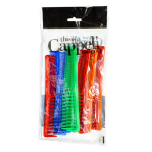 Cappelie Barber Comb Mens Blk N Asst  Com002