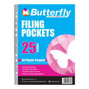 B/fly  Filing Pockets A4 10's   Bpf10p