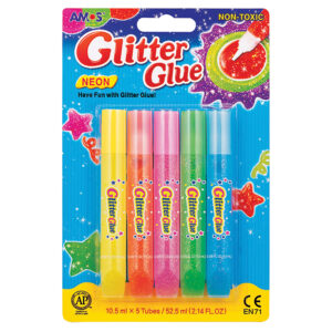 Amos Glitter Glue Neon 5's Daams0901n