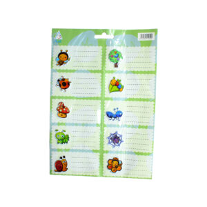 Book Labels 3d