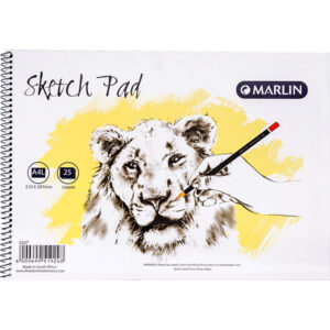 Marlin A4l Sketch Pads 25leaves Side Spiral