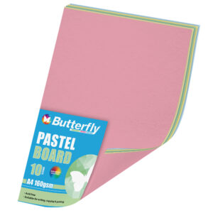 A4 Pastel Boards 10's Mixed Brd551mx