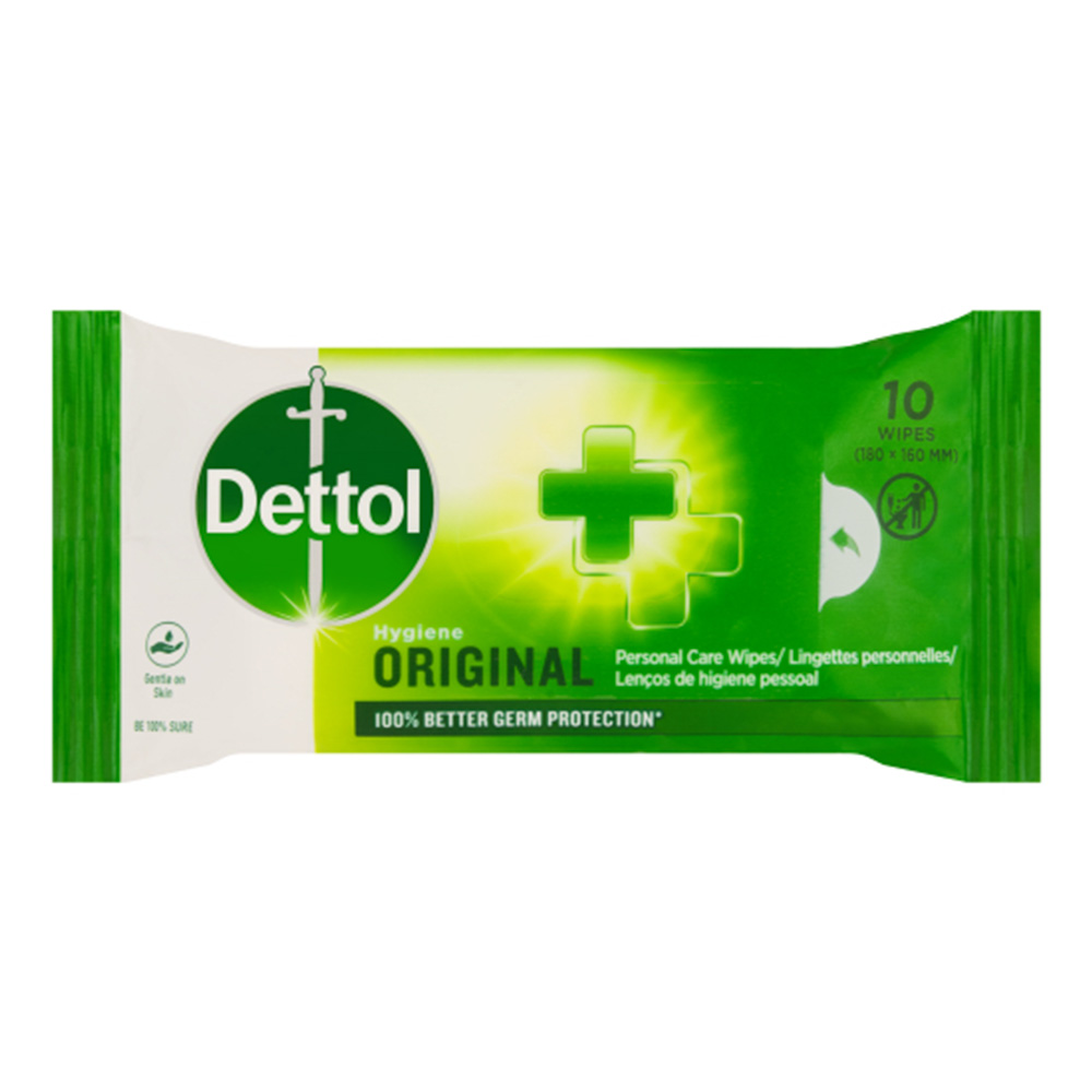Dettol Hygiene 10's Wipes Fresh 3011566