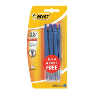 Bic Clic Med Blue  Blister 4+3  010628