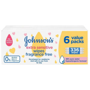 J&j B/wipes Extra Sensitive 336's