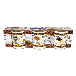 Mug 3Pc Cappuccino [S3162]