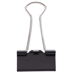 Deli Foldback Clips 25mm 12pk