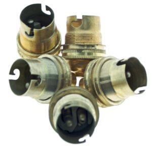 Zap Lampholder Brass Cordgrip 5's