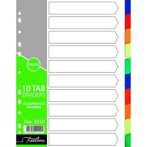 Divider Index Pvc10 Part Rainbow[3010]
