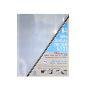 A4 Slip On Cover 5's Blue Label 120mic