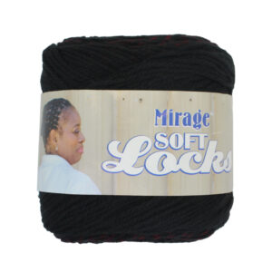 Mirage Soft Locks Blk+Maroon  017+018