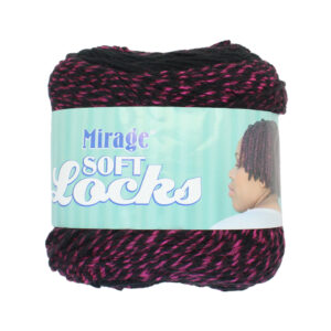 Mirage Soft Locks Blk+Cerise 017+146