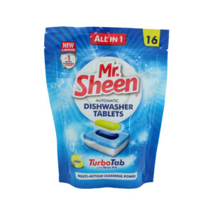 Mr Sheen A/dishwasher 16 Tablets Lemon