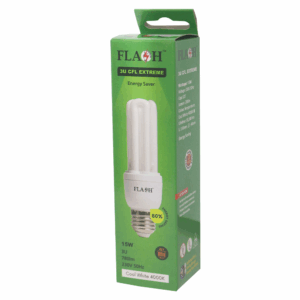 Flash E/Saver 3U 15W E27 C/W