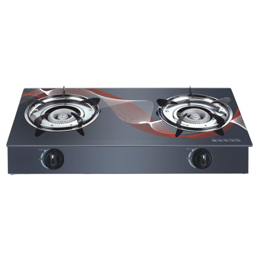 Royal Gas Stove 2 Burner (glass Top)