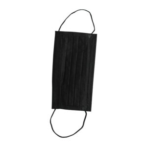 Face Mask 4Ply Blk/White  Disposable  10Pack