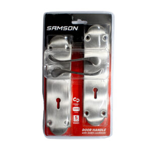 Samson 3l Victorian 8" Silver Lockset