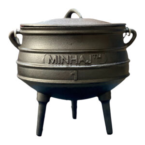 Minhaj Cast Iron 3 Leg Pot No 1