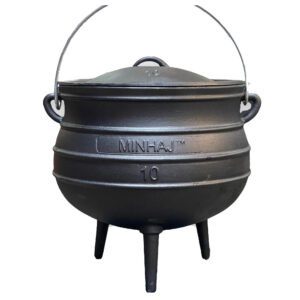 Minhaj Cast Iron 3 Leg Pot No 10