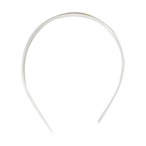 Csm Alice Band Thin Satin White [FB607W]