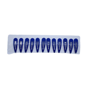 Csm Hair Clips Clic Clacks Reg R/blue 12's [CK005RB]