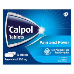 Calpol Tabs 500mg 12's