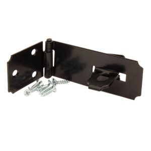Trojan Hasp And Staple 150mm Black Jap Plated