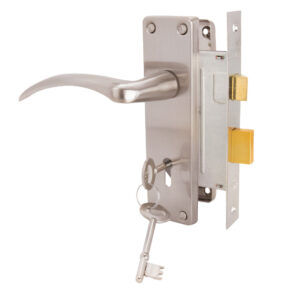 Trojan Lockset 2l Cp Emerald Satin Chrome