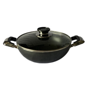 Real Chef Pot Wox + Lid 30cm Steel Handle