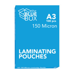 Laminating Pouches A3[BLUE BOX] 150mic [B1-0007-00]