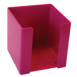 Plastic Cube Holder Hot Pink 100x100[62-7104-38]