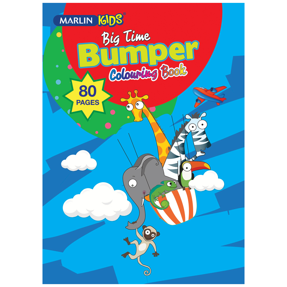 Big Time Bumper Colouring Book 80p