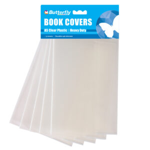 A5  Clear Plastic Book Covers Sch131