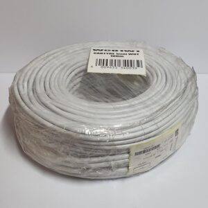 Cable Cabtyre 3 Core 1mm White