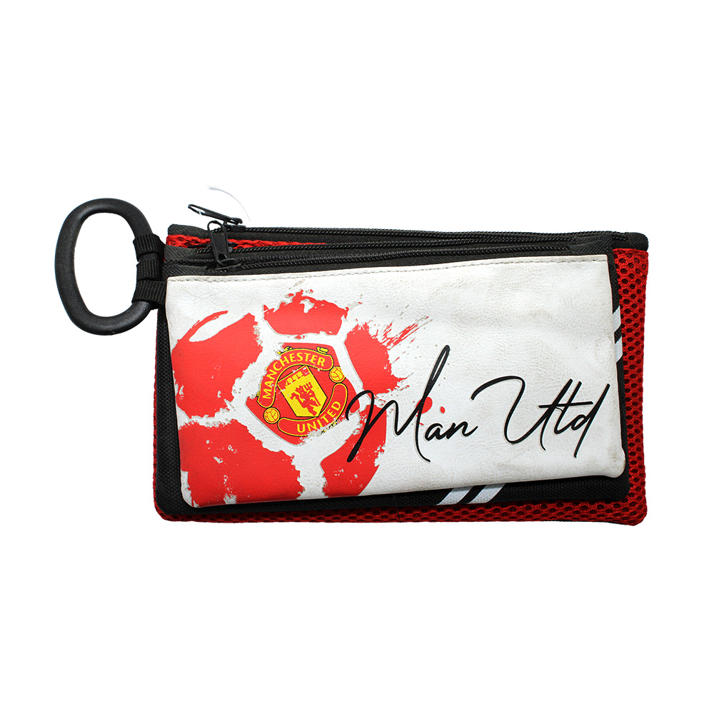 Man.u.3 Compartment Pencil Case Mu007