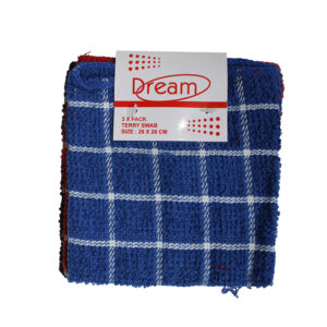 D/swab Dream Terry 28x28cm [3PK]