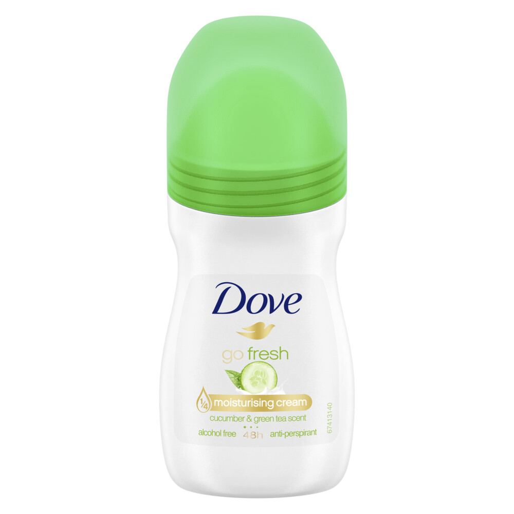 Dove R/on Cuc & G/tea 50ml 20061845