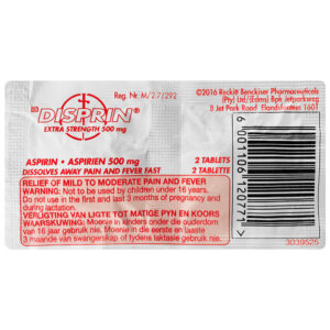 Disprin Extra 52x2's Box 0167032
