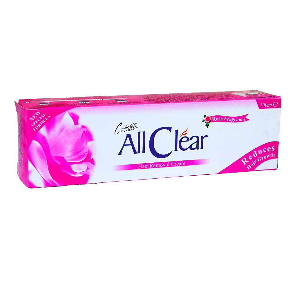 All Clear 100ml H/r Crm Rose