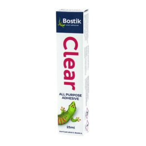 Bostik Clear Adhesive 25ml Box 1-0520